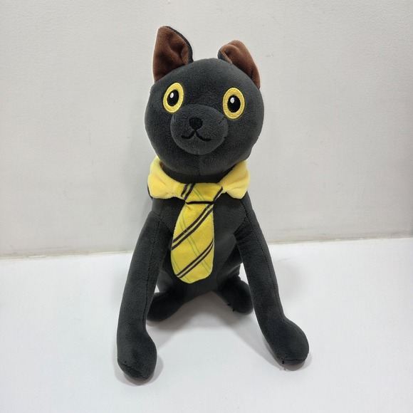 Other - Denis Daily Official Sir Meows a Lot 13" Black Cat Plush Toy 2017  (Rip In Neck)